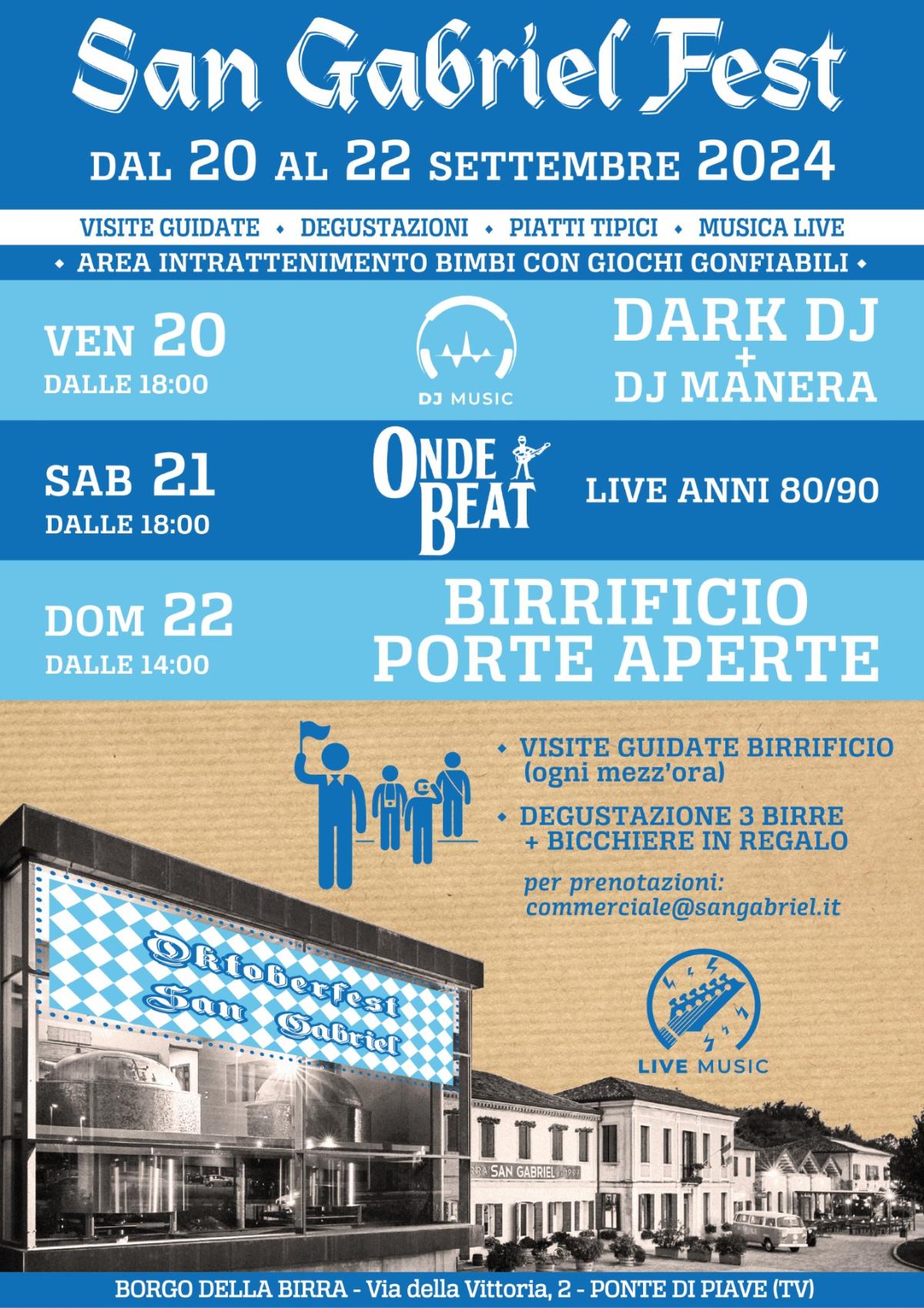 San Gabriel Fest 20 22 settembre 2024 San Gabriel Fest 20-22 settembre 2024