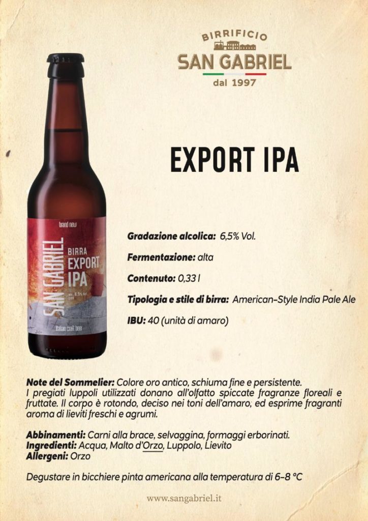 EXPORT IPA San Gabriel EXPORT IPA San Gabriel