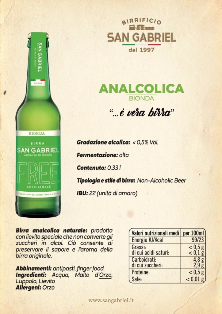 FREE ANALCOLICA San Gabriel