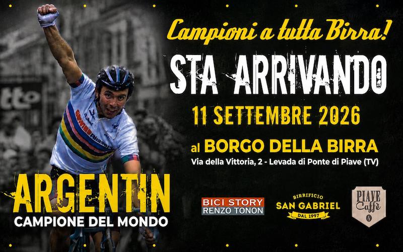 Campioni a tutta birra 2026 - Moreno Argentin - Borgo della Birra San Gabriel